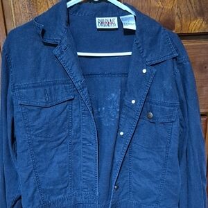 Bill Blass Women's Dark Blue Jean Jacket